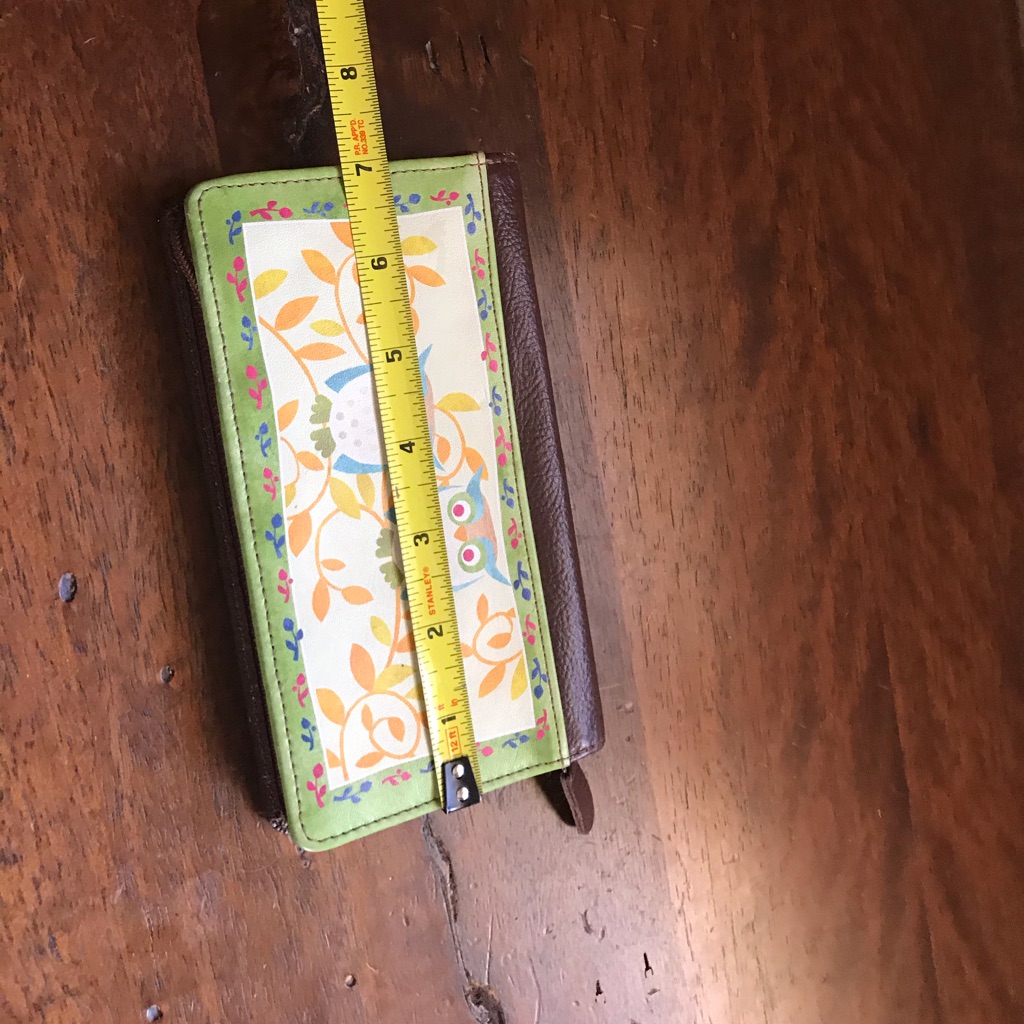 Owl Design Wallet Checkbook
